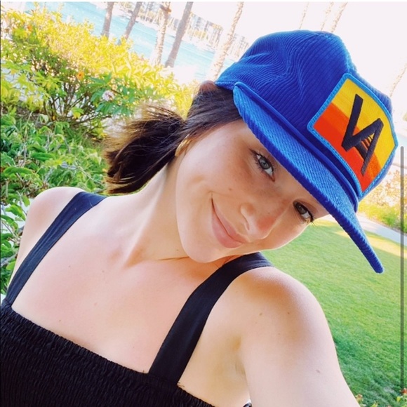 Blue Corduroy Trucker Hat 